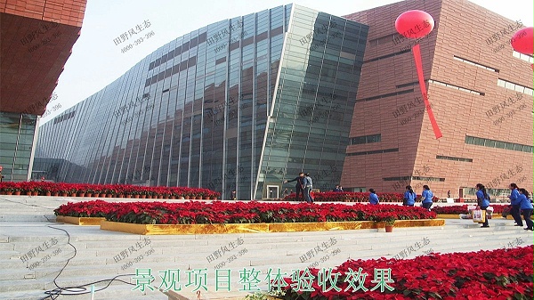 广州白云国际会议中心立体绿化工程